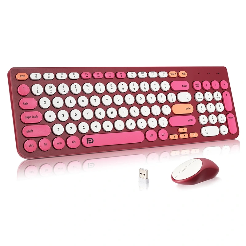 Hvad er funktionerne ved trådløst tastatur og musekombination?