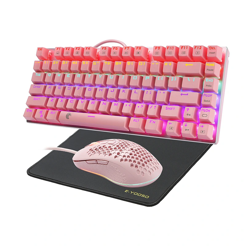 Huo Ji Wireless Gaming Mekanisk tastatur: Den ultimative 81-nøgle-spilkammerat