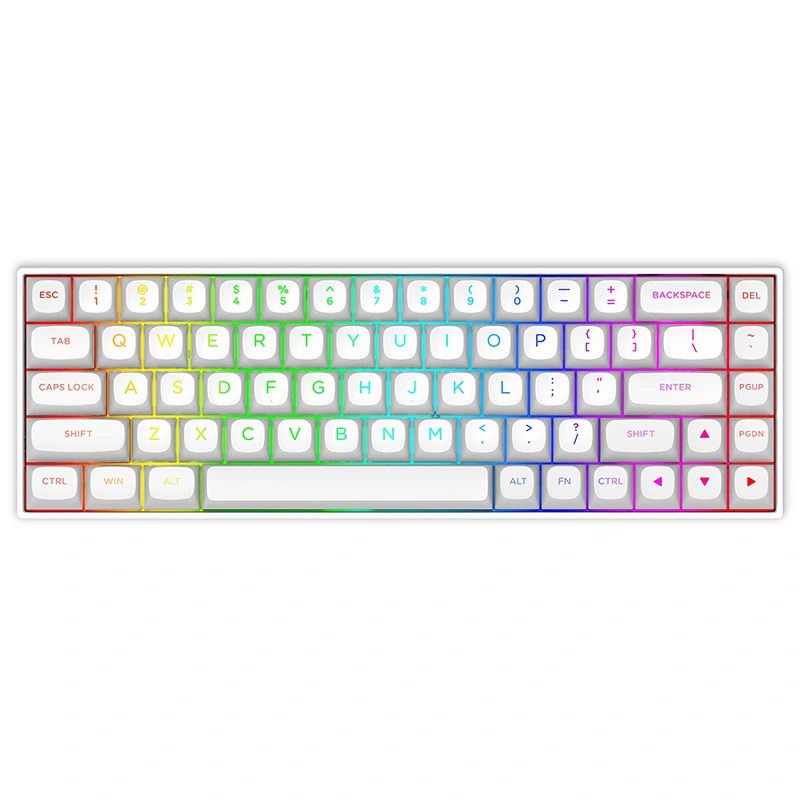 68 taster Magnetiske kontakter Mekanisk tastatur