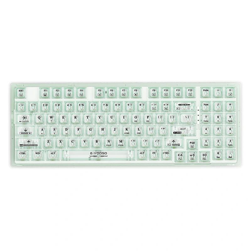 94 Taster Mekanisk Gaming Keyboard Kablet